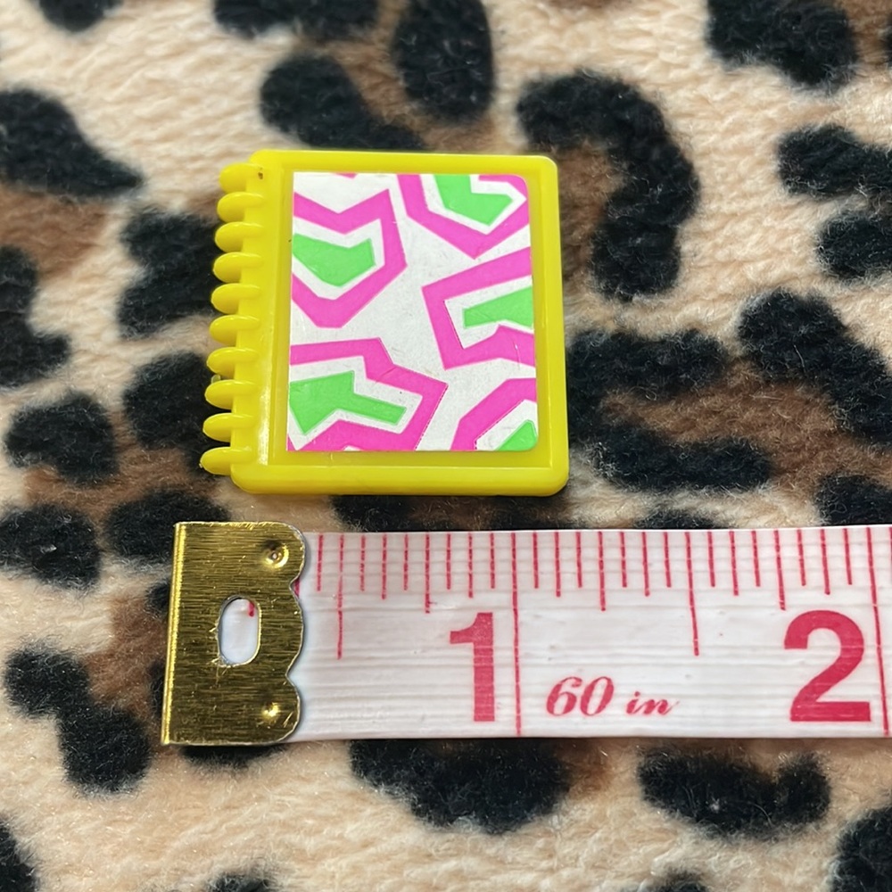 BARBIE Doll 💕 Accessories Lot Vintage 90s Neon Yellow Purse Mini 1990's Toys - Picture 11 of 17